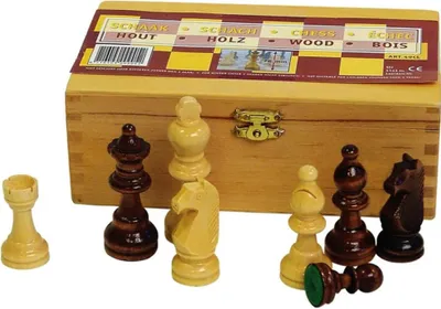 Obrázek produktu pro Figury pionki drewniane do szachów ABBEY 87mm