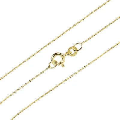 Produktbild von Karat 1.0440/50 Halskette Collier Damen Ankerkette Geschliffen 333er Gold 50 cm