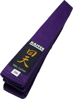 Produktbild von KAITEN Karategürtel Violett - 4 cm Breit - Baumwolle Violettgurt - Länge 250 cm