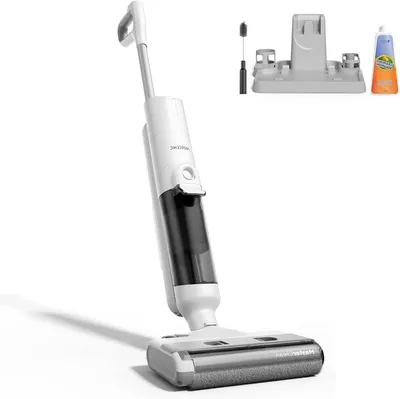 Image de Aspirateur-serpillière sans fil - Nettoye à sec et à humide - Robot de nettoyage - Jusqu'à 60 minutes d'autonomie