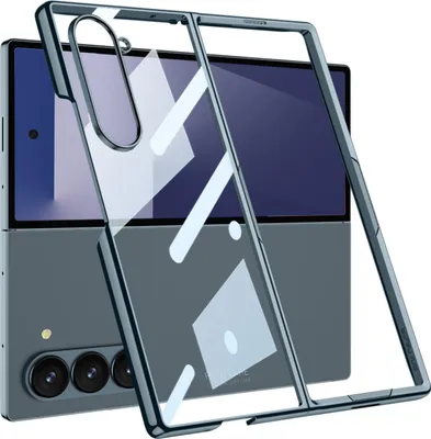 Produktbild von Hülle für Samsung Galaxy Z Fold 7 Schlank Luxus Überzug Transparent Schutzhülle Grün