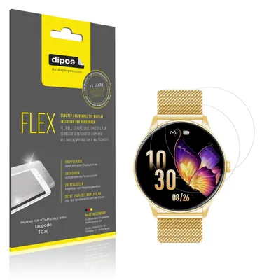 Image de 2x Film de protection d'écran pour taopodo TG36, recouvre 100% de l'écran, dipos Flex