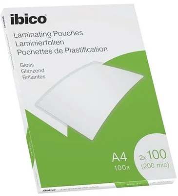 Produktbild von Famanu A4 Laminierhüllen 200 Mikron - 100 Stück - Glänzende Oberfläche