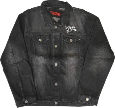 Produktbild von My Chemical Romance - Jeansjacke Logo für Herren/Damen Uni RO4116 (XXL) (Schwarz)