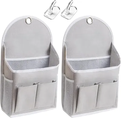 Productafbeelding van Wandorganizers - Set van 2 - Hangend organizer - Wandgebruiksvoorwerp - Hangend met 2 haken