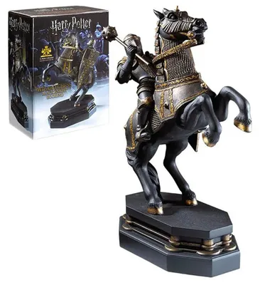 Zdjęcie produktu dla Noble Collection Harry Potter Black Knight Bookend Wizard Chess 20 cm NOB8722
