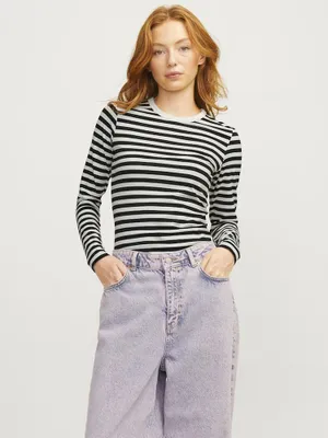 Produktbild von Jack & Jones Celine Gigi Str Stripe Jjxx Langarm-t-shirt  XS Frau  XS