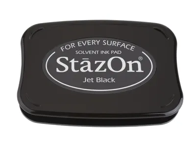 Obrázok produktu pre Rayher 28383576 Rayher Stempelkissen StazOn schwarz 4,5 x 5,0 cm