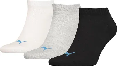 Produktbild von Puma Unisex Quarter Plain 3P Black Regal Blue Black Regal Blue 39-42