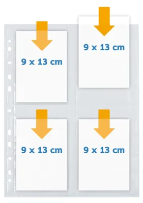 Obrázok produktu pre HERMA 7560, 90 x 130 mm, Biela, Polypropylén (PP), Portrét, 230 mm, 310 mm