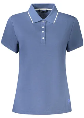 Produktbild von North Sails Kurzarm-Poloshirt Für Damen Blau