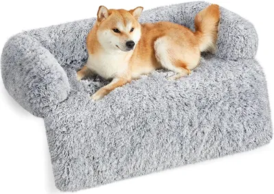 Immagine prodotto di Feandrea FluffyHug letto per cani in peluche, coperta per cani da divano, protezione per cani da divano, cuscino per cani, taglia XL, per cani di taglia media e grande, 110 x 95 x 18 cm,