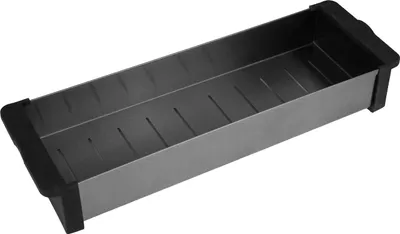 Produktbild von CARESSI Restebehälter 12034 aus Edelstahl GUN METAL / Resteschale / Abtropfschale
