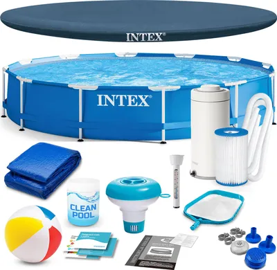 Produktbild von Rahmen-Gartenpool 366 x 76 cm 16-in-1 INTEX 28212