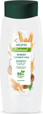 Obrázok produktu pre Šampón na lámavé vlasy a rozštiepené končeky Pšenica a kokosové mlieko
