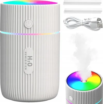 Zdjęcie produktu dla Nawilżacz Powietrza Samochodowy Mini Dyfuzor Zapachowy Usb Lampka Nocna Rgb