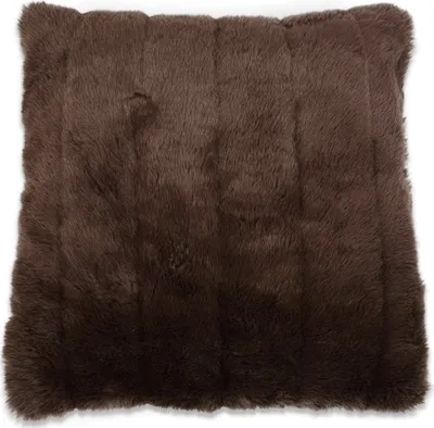 Produktbild von Dekoračný poťah na vankúš FAUX FUR 50x50 cm, hnedý