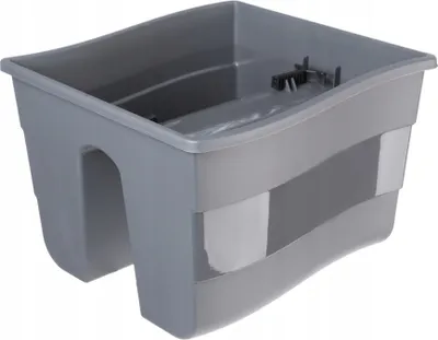Image de KADAX Pot pour balustrade de balcon avec poignée réglable des deux côtés "Tervo", bacs à fleurs, pot pour balustrade, anthracite,