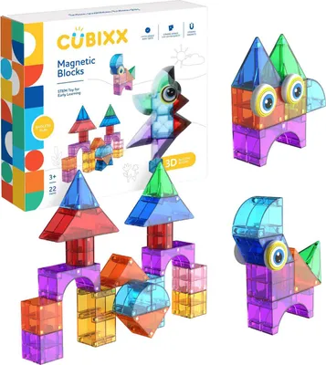 Obrázek produktu pro Magnetická stavebnice Cubixx, 22 dílků