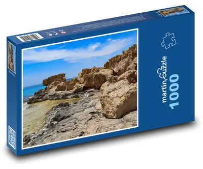 Produktbild von Puzzle 1000 Felsenrige Ozeanküste - martinpuzzle