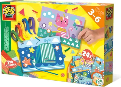 Produktbild von Formen kleben und erkennen lernen - Kreatives Spielset