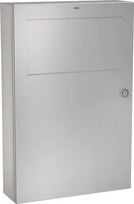 Immagine prodotto di Cestino KWC AR, RODAN, acciaio inox, 355x540x110 mm, montaggio a parete, circa 16 l