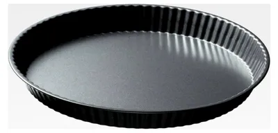 Produktbild von Tarteform 30 cm rund aus Kohlenstoffstahl mit Antihaftbeschichtung