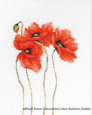 Zdjęcie produktu dla Zestaw do haftu krzyżykowego Luca-S "Maki II", wzór liczony, 15x22cm