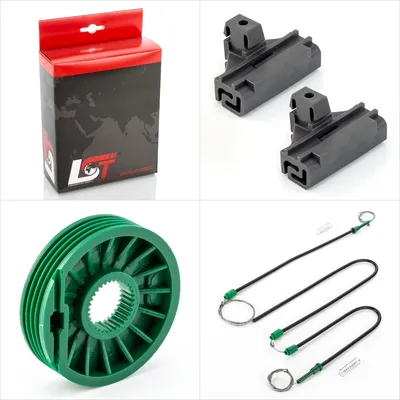 Produktbild von Fensterheber Reparatursatz Vorne Links / Rechts - Für Vw Polo 6N 94-99 - 2/3Trg