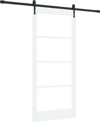 Immagine prodotto di vidaXL Porta scorrevole ORKDAL Bianco 93 x 202 cm Legno e metallo