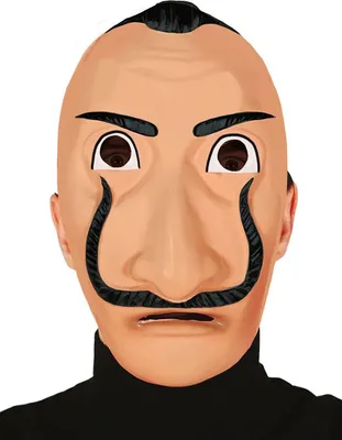 Produktbild von Salvador Dali Maske - Halloween Fasching Kostüm