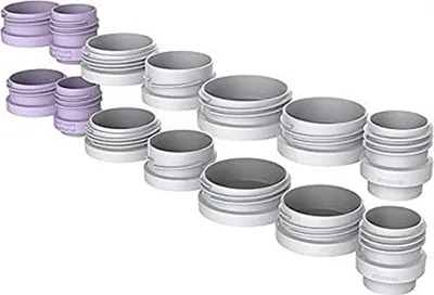 Produktbild von Babymoov Twist Direct-Pump Adapter, für kompatible Milchpumpen und Sauger, 7 Adapterpaare 14er Set Adapter