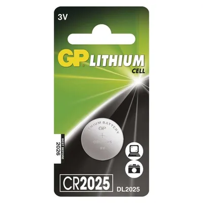 Produktbild von GP Batteries CR2025 Standard Series, 160 mAh, Lithium-Ion (Li-Ion), 3 V