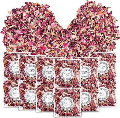Produktbild von Famanu Konfetti Rosenblätter für Hochzeit und Feier - 12 Stück