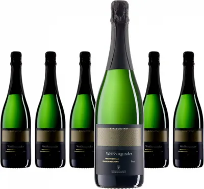Produktbild von 6 x Saale-Unstrut Weißburgunder brut