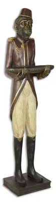 Productafbeelding van A Resin Figurine Of A Monkey Buttler
