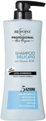 Produktbild von Biopoint PV02221, 400 ml, Shampoo, Professionell, Frauen, Alle Haare, Alle Farben