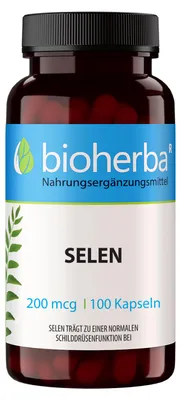 Produktbild von Bioherba Selen 200 mcg 100 Kapseln
