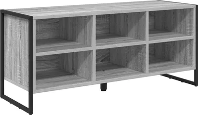 Produktbild von vidaXL Schuhschrank Graues Sonoma 100 x 35 x 44 cm Holzwerkstoff