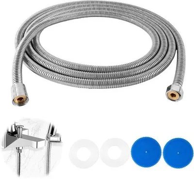 Produktbild von Flexibler Edelstahl-Duschschlauch 3m wassersparend