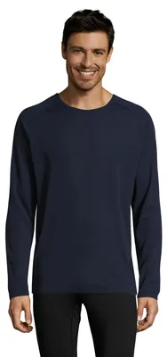 Obrázok produktu pre SOLS - Pánske tričko - Športové s dlhým rukávom LT1549 (XL) (tmavomodré)