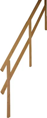 Produktbild von Treppengeländer Modell Rhodos 1/4 Gewendelt Buche-Holzgeländer-Rechts