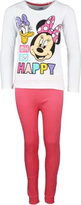 Produktbild von Disney Minnie Maus Daisy Duck Kinder Schlafanzug Pyjama lang – 128
