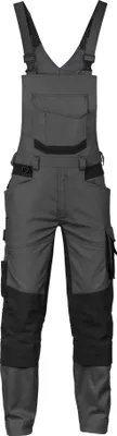 Produktbild von DASSY® Tronix Arbeitslatzhose mit Stretch und Kniepolstertaschen ANTHRAZITGRAU/SCHWARZ Gr.50 Länge: PLUS