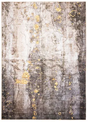 Image de Tapis Salon Chambre Gris Moderne 120 x 170 cm