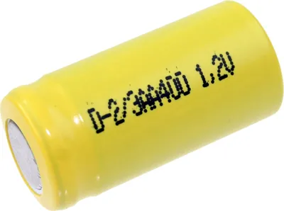 Produktbild von Mexcel Akku 2/3 AA 1,2V / 400mAh NS2/3AA400  NiCd Flattop