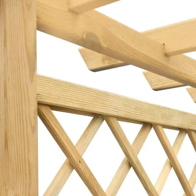 Immagine prodotto di Pergola con fioriera 162x56x204 cm legno