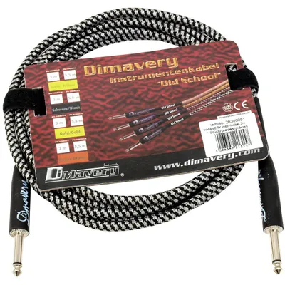 Image de DIMAVERY Câble d'instrument, 3m, sw/sil
