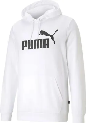 Image de Sweat à capuche Puma Ess Big Logo Blanc M Hommes,Femmes Blanc M
