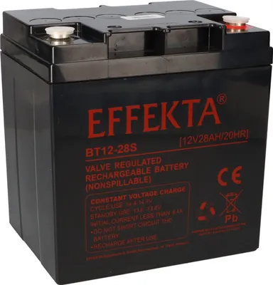 Image de Effekta BT 12-28S, batterie plomb-acide AGM 12V 28Ah – batterie VRLA sans entretien